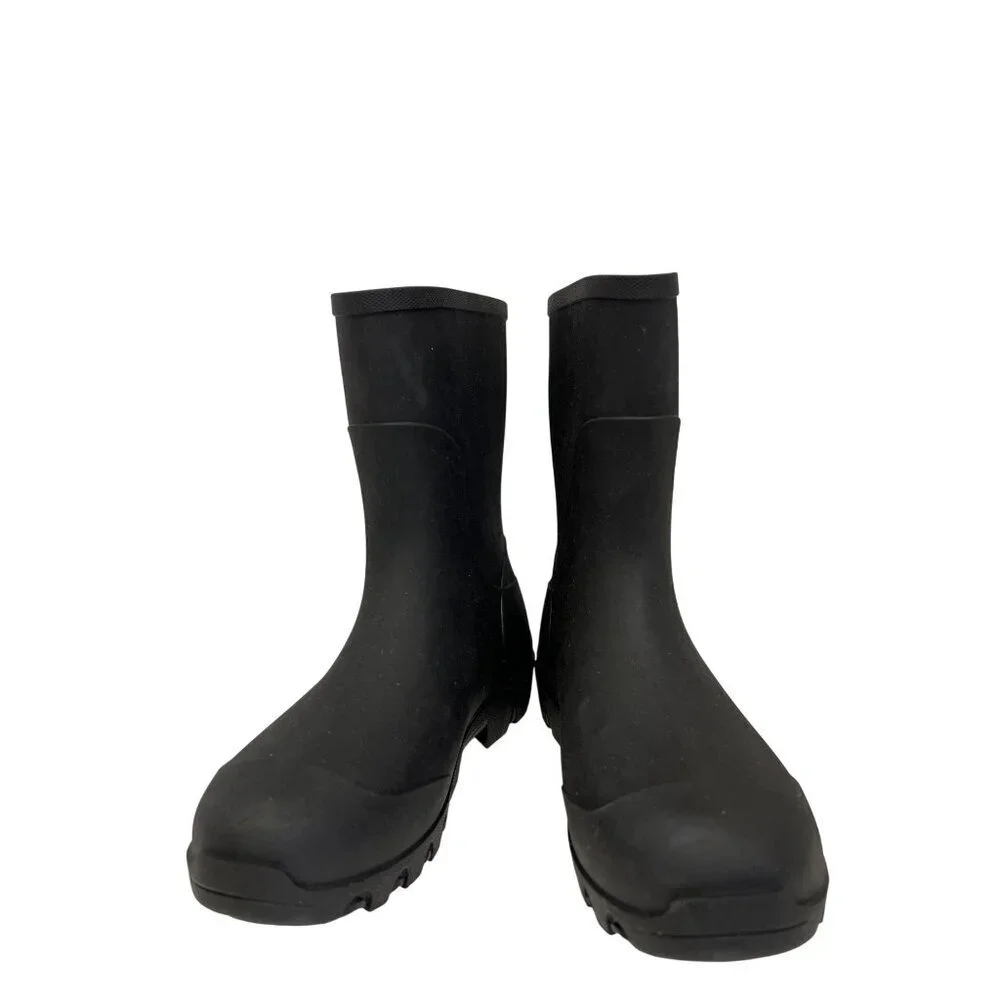 BOGS Essential Mid Youth 6 Boots Black Rain Outdoor Waterproof Lightweight NEW
